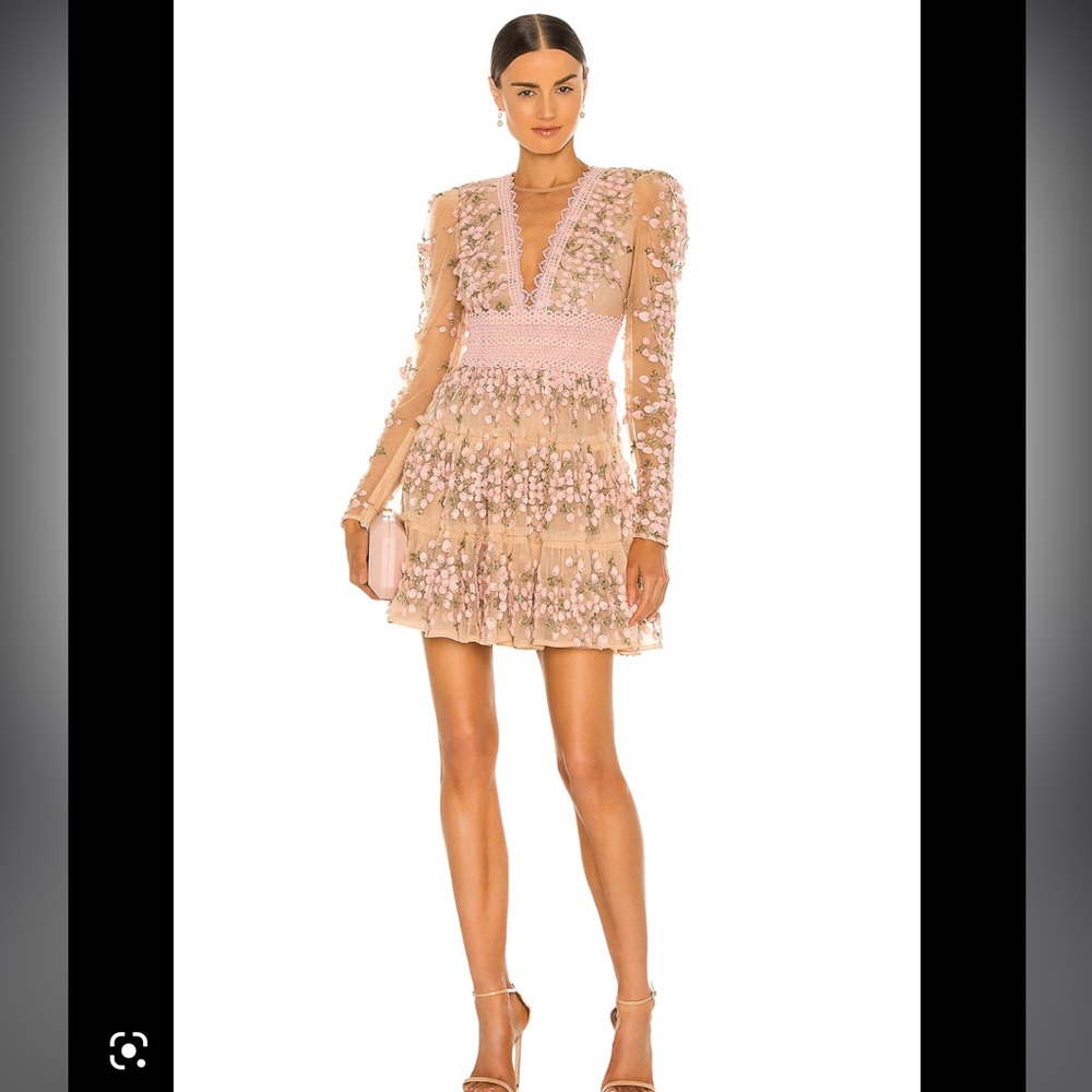 Bronx and banco Megan mini dress NWT in rose